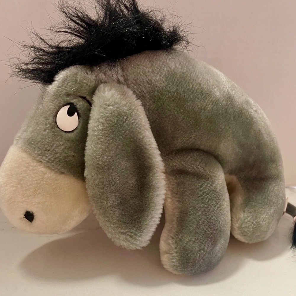 DISNEY - WINNIE THE POOH’S EEYORE Plush - VINTAGE COLLECTIBLE